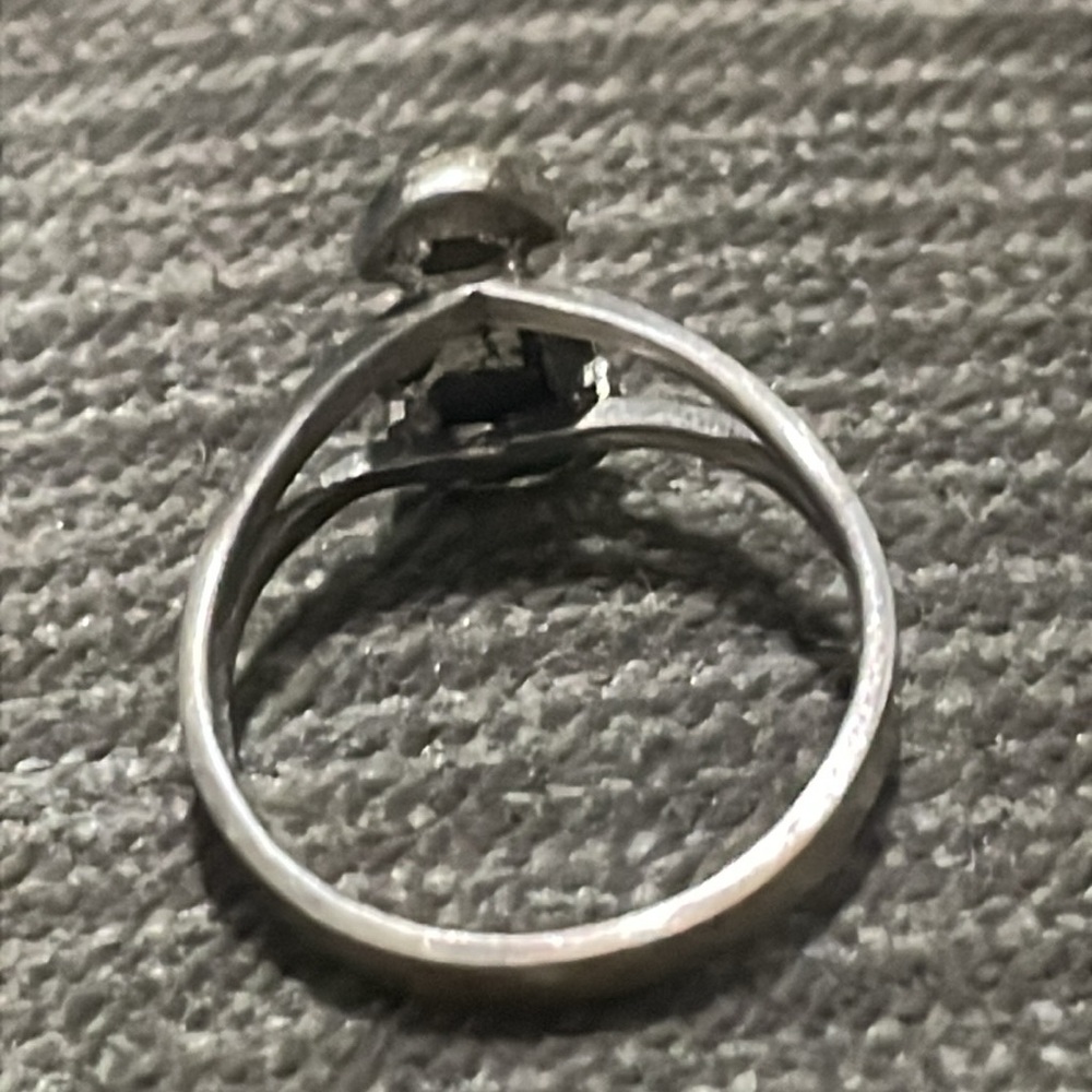 950 Sterling MEXICO INCAN TUMI AZTEC AZTECA RING Silver Fine Jewelry Size 7 VNTG - Picture 4 of 5